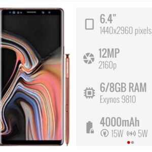 SAMSUNG NOTE 9